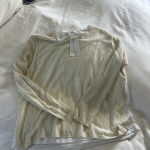 Olivacious double layer tee